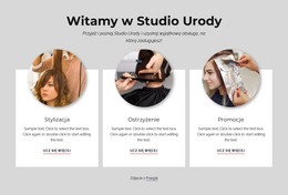 Witamy W Studio Urody - Responsywna Strona Internetowa