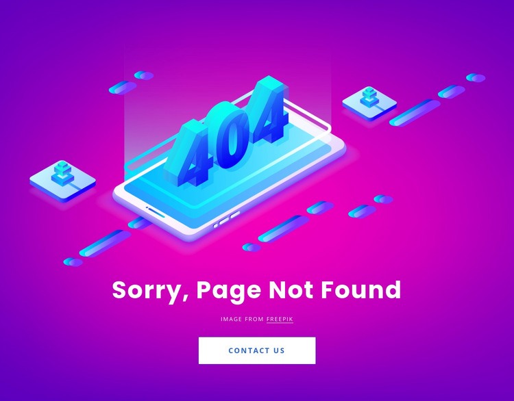 Page not found Squarespace Template Alternative
