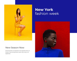 New York Fashion Week - Ready To Use WordPress Theme