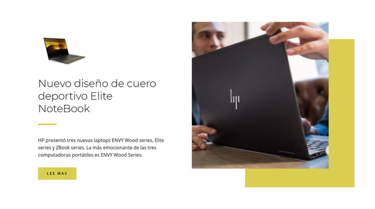 Nuevas laptops Plantilla HTML