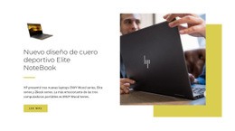 Nuevas Laptops - Arrastrar Y Soltar Una Plantilla De Página