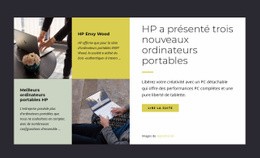 Ordinateurs Portables Modernes - Conception Professionnelle Personnalisable