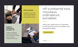 Ordinateurs Portables Modernes – Téléchargement Du Modèle De Site Web