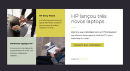 Laptops Modernos - Tema WordPress Pronto Para Usar