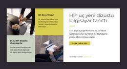 Modern Dizüstü Bilgisayarlar Için Sayfa Düzeni
