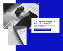 Design De Site Para Nós Projetamos Produtos Significativos