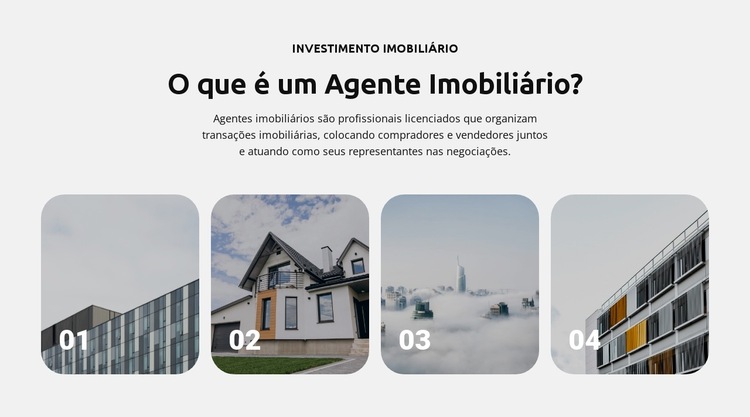 Explorar cidades Modelo de site