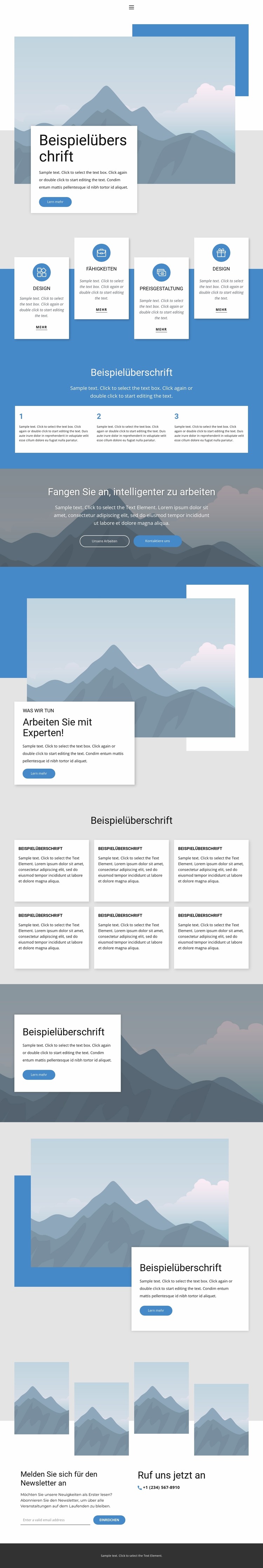 Landung 6 Joomla Vorlage