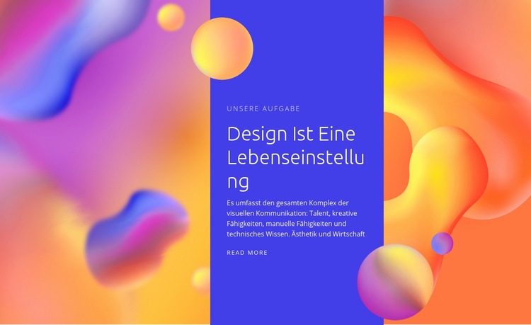 Wir schaffen digitale Erlebnisse HTML Website Builder