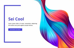 Benutzfertiges Website-Design Für Sei Cool