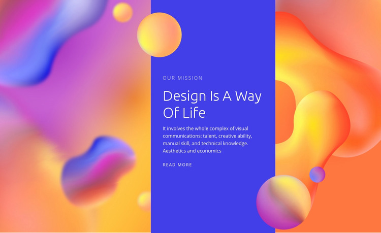 We create digital experiences Homepage Design