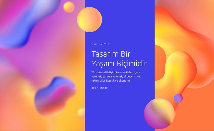 Dijital deneyimler yaratıyoruz Web Sitesi Oluşturucu Şablonları