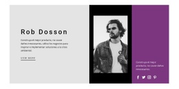 Plantilla En Línea Gratuita Para Estilo De Celebridad