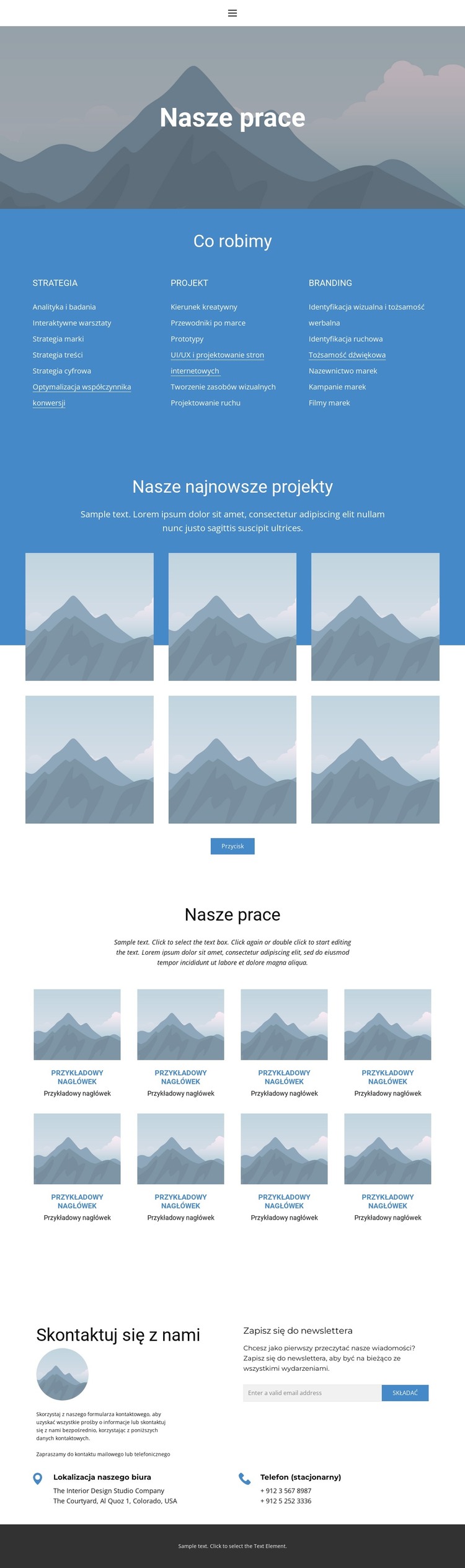 portfel 2 Szablon HTML