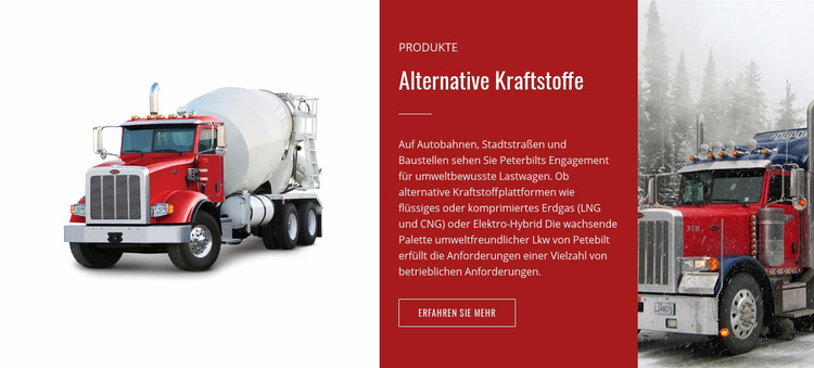 Alternative Kraftstoffe Joomla Vorlage