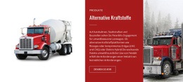 Alternative Kraftstoffe Reaktionsschnelle Website-Vorlage