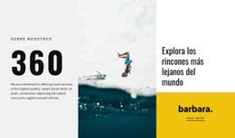 Impresionante Creador De Sitios Web Para Vida Del Campamento De Surf