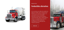 Combustibles Alternativos - Plantilla De Diseño De Sitio Web