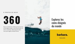 La Vie Au Camp De Surf - Maquette De Site Web Ultime