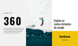 Site WordPress Para Vida No Surf Camp