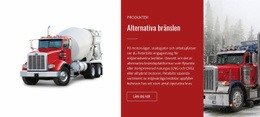 Alternativa Bränslen - HTML-Webbplatslayout