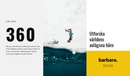 Surflägerliv - Enkel Webbplatsmall