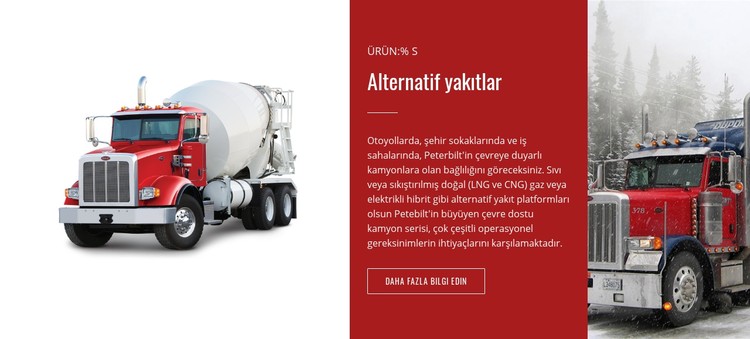 Alternatif yakıtlar CSS Şablonu