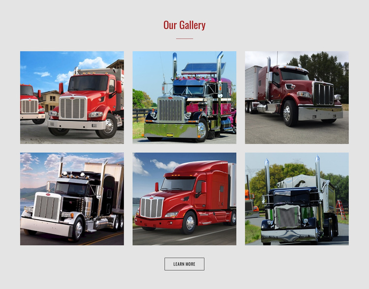 Cars gallery  HTML5 Template