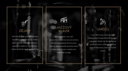 Historie Jazzu Responzivní Webové Stránky