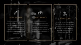 Die Geschichte Des Jazz Eine Seitenvorlage
