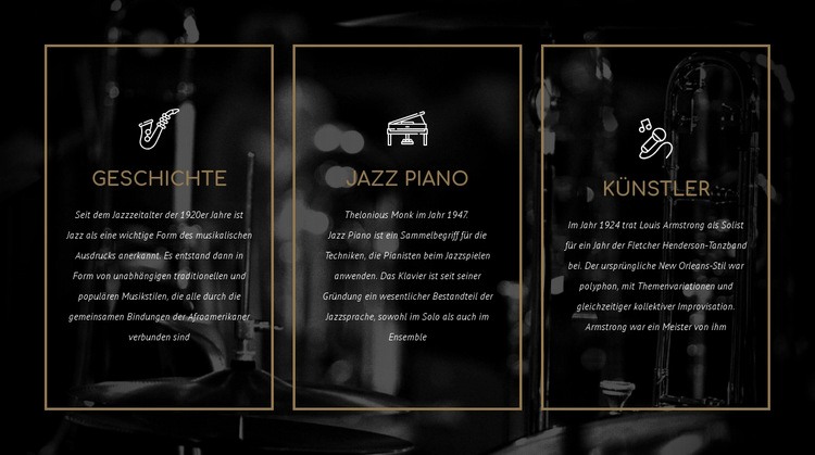 Die Geschichte des Jazz HTML Website Builder
