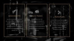 Die Geschichte Des Jazz – Site-Mockup