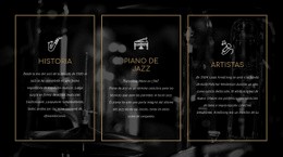 La Historia Del Jazz - Maqueta Del Sitio