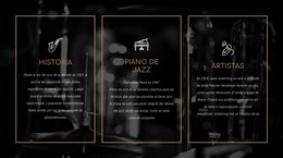 La Historia Del Jazz - Descarga De Plantilla HTML