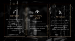 La Historia Del Jazz Plantilla Responsiva Html5