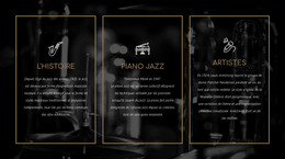 L'Histoire Du Jazz - Site Web Réactif