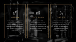 Awesome Joomla Template For The History Of Jazz