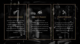 De Geschiedenis Van Jazz Responsieve Site