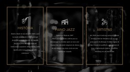 Construtor De Sites Mais Criativo Para A História Do Jazz