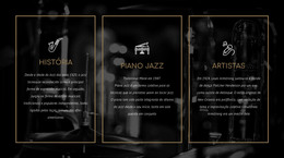 A História Do Jazz – Site Responsivo