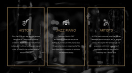 Free Web Page Design For The History Of Jazz