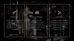 The History Of Jazz - Creative Multipurpose Site Design