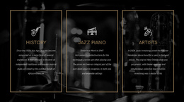 The History Of Jazz - Multi-Purpose Landing Page