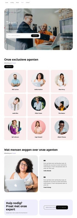 Topmanagement Sjablonen