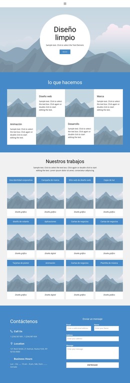 Portafolio4: Plantilla HTML Adaptable