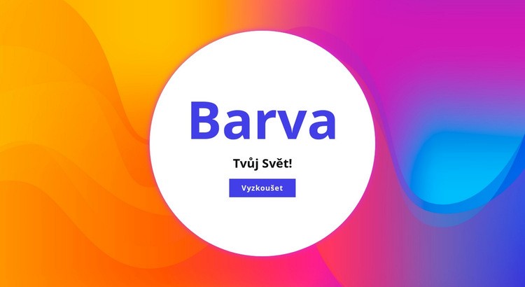 Vybarvěte si svět Šablona HTML