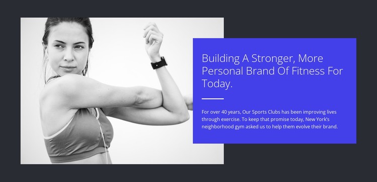 Build a strong body CSS Template