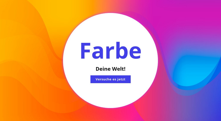 Färbe deine Welt HTML-Vorlage