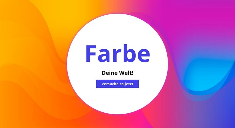 Färbe deine Welt HTML5-Vorlage