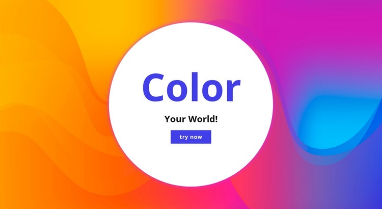 Color your world  Elementor Template Alternative